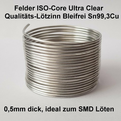 Felder 5mm smd lötzinn - 2m, 0,5mm