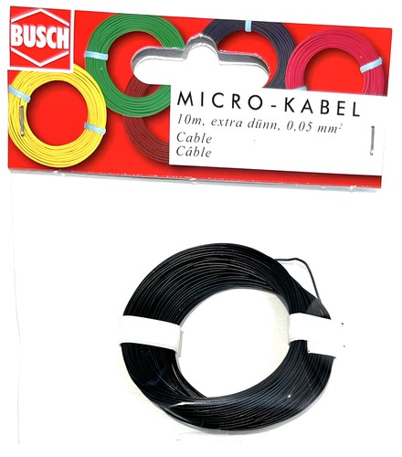 Busch litze micro kabel - micro-kabel, 0,05