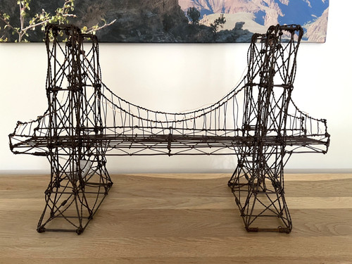 Brooklyn bridge brutalist wire - brutalist,