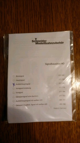 Schneider ausfahrt haupt - schneider, h0